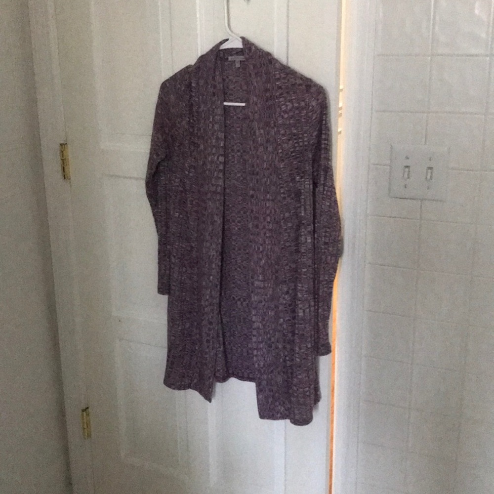 Long cozy-open cardigan